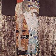 Gustav Klimt Die drei Lebensalter der Frau painting